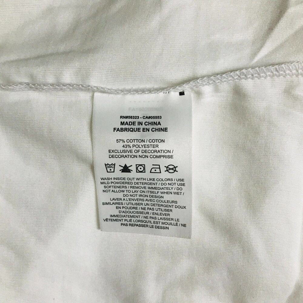 Nike Mens XXL T-Shirt White Dri-Fit Standard Logo Short Sleeve Crew NWT BD24 - Picture 3 of 4